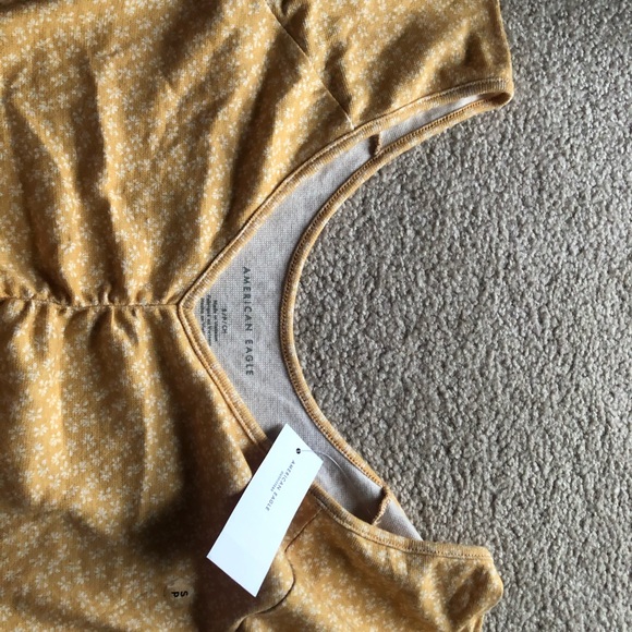 Yellow American Eagle Top (size small) - Picture 2 of 3